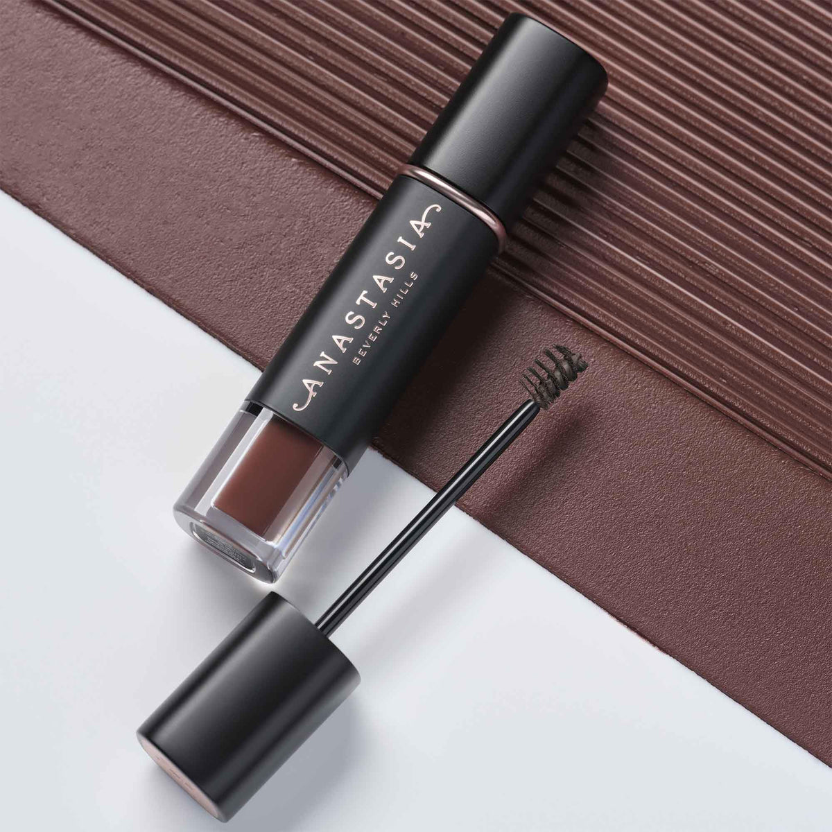 Anastasia Beverly Hills mini in a travel pouch showing on-the-go readiness