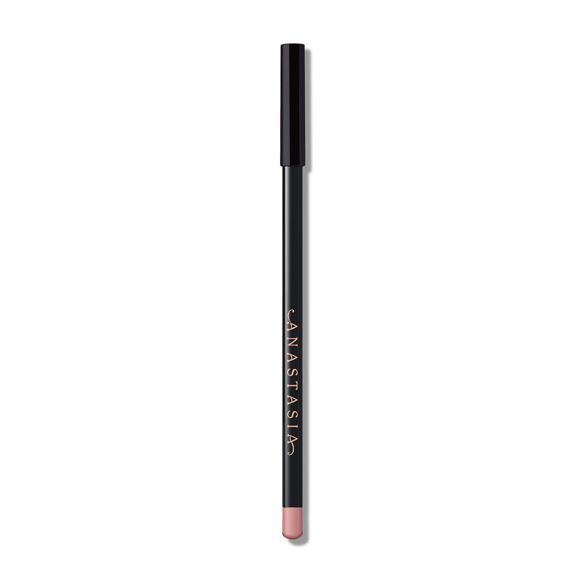Anastasia Beverly Hills pencil tip close-up demonstrating sharp point for accurate lining