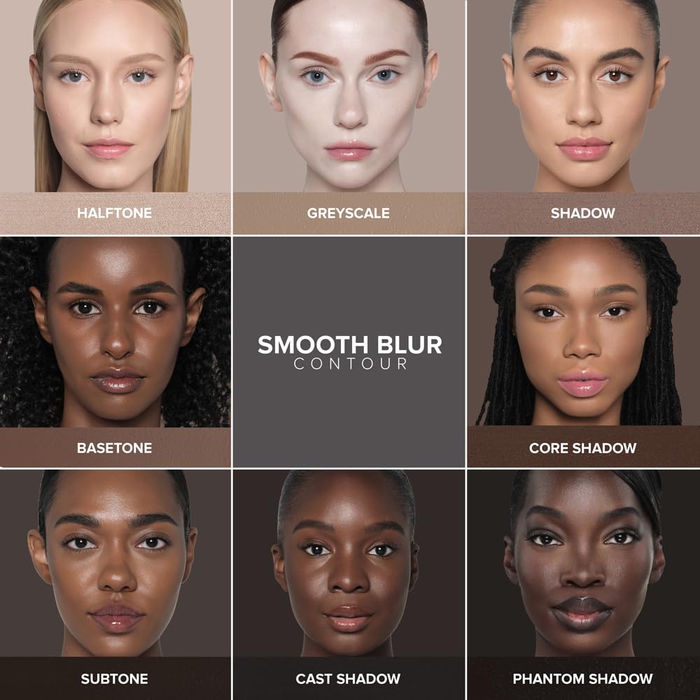 Anastasia Beverly Hills packaging label detail highlighting shade name and clean formula