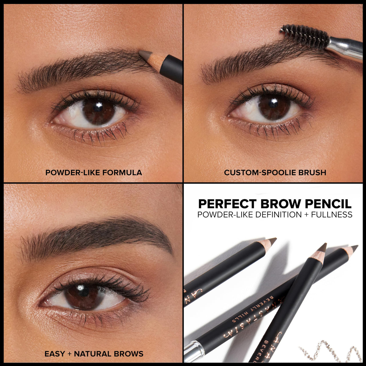 Anastasia Beverly Hills product label and shade name visible for shade selection