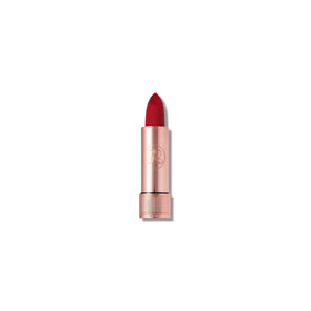 Anastasia Beverly Hills lipstick in Royal Red front packaging showing bold color and sleek design for confident wear