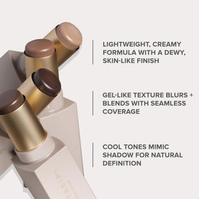 Anastasia Beverly Hills swatches on forearm showing buildable pigment and natural shadow tones