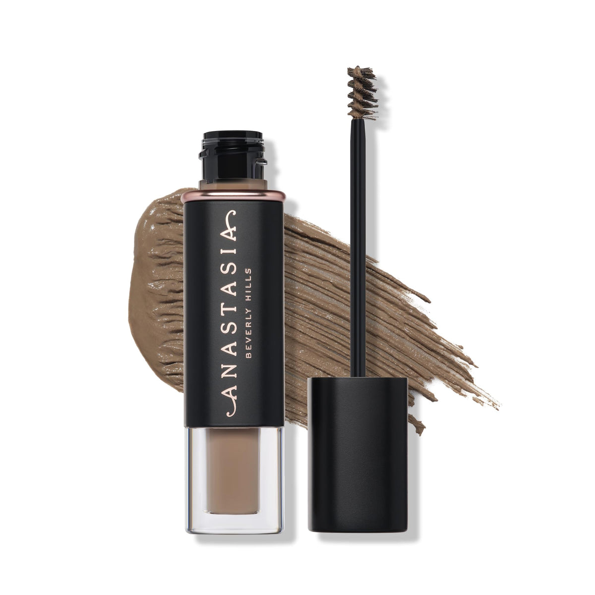 Anastasia Beverly Hills front packaging showing blonde tinted brow gel and benefits