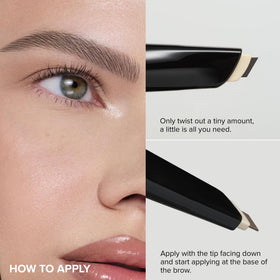 Anastasia Beverly Hills close-up of 0.5mm blade tip demonstrating ultra-fine control