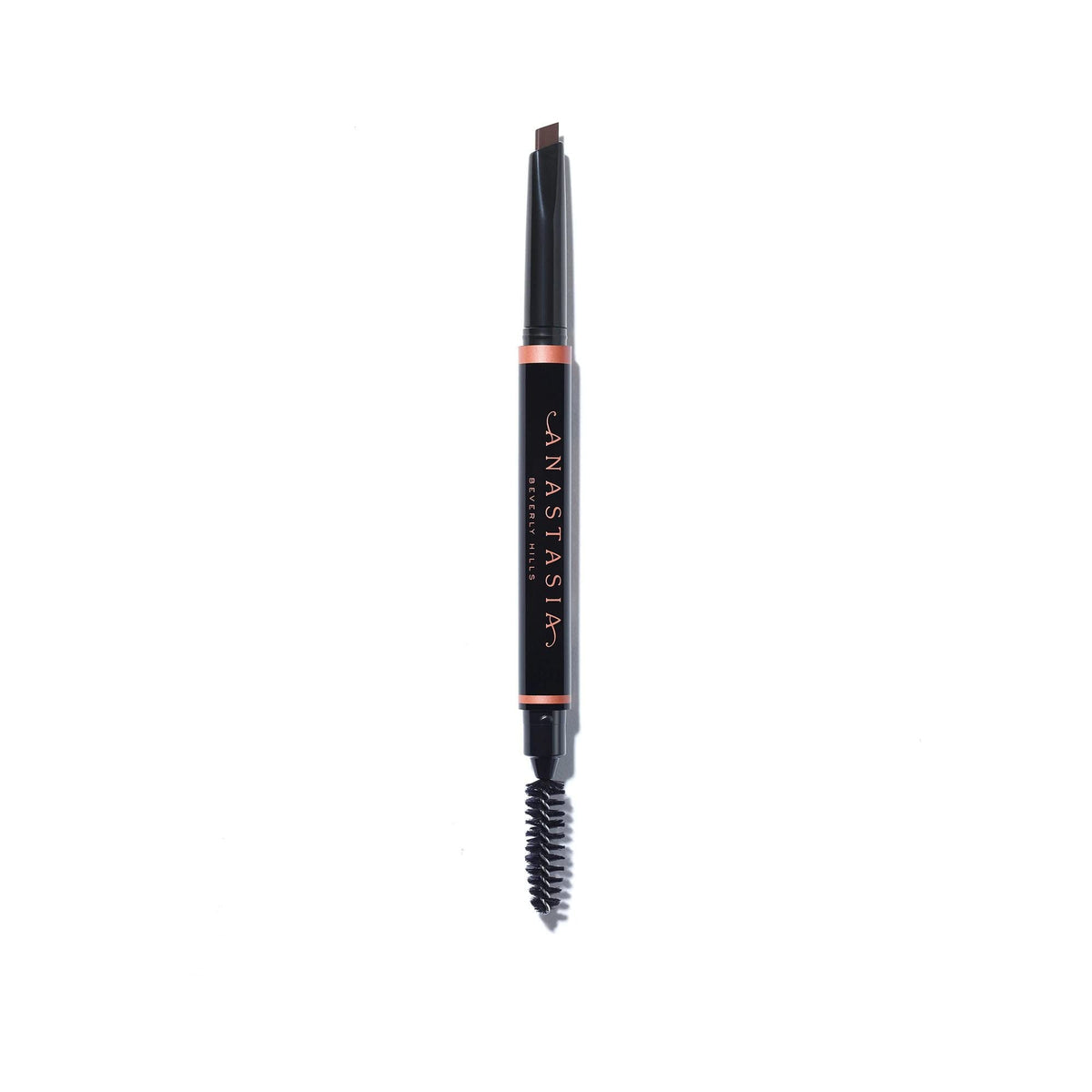 Anastasia Beverly Hills front packaging showing pencil and spoolie for easy storage