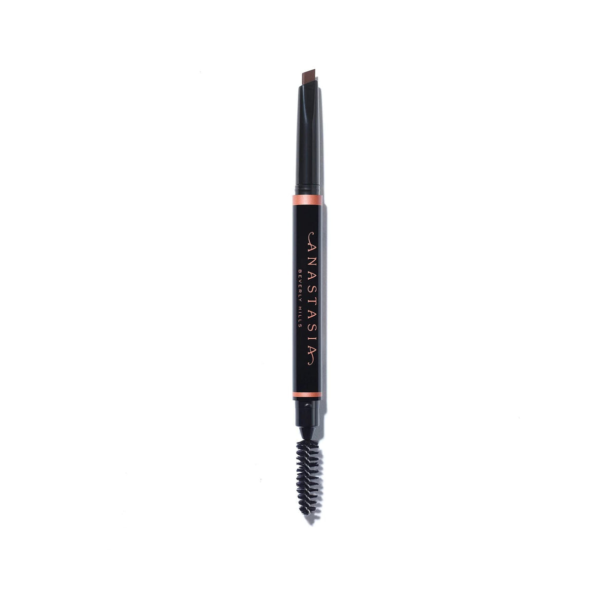 Anastasia Beverly Hills front packaging showing compact brow pencil for easy storage
