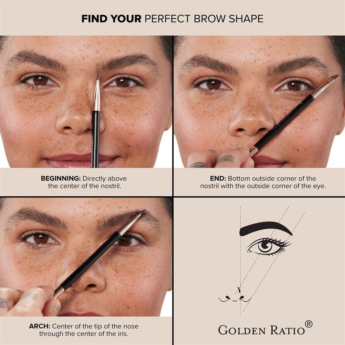 Anastasia Beverly Hills in a makeup bag showing on-the-go use