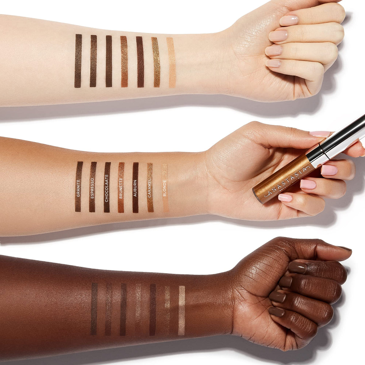 Anastasia Beverly Hills before and after comparison showing visible fullness and definition
