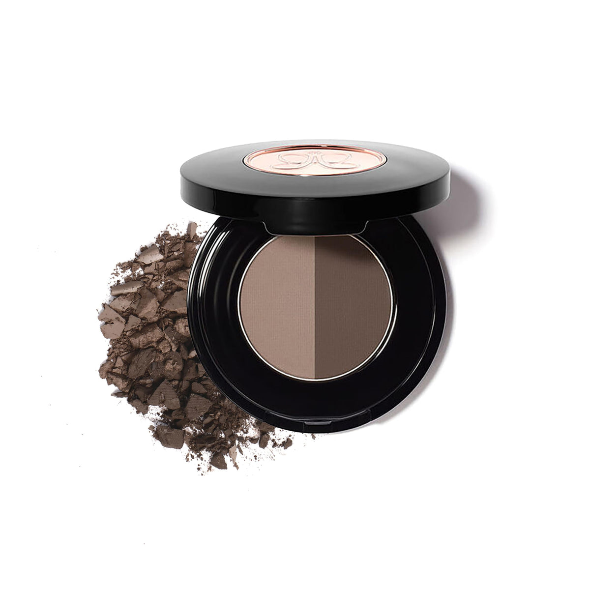 Anastasia Beverly Hills compact front view showing sleek case for easy travel