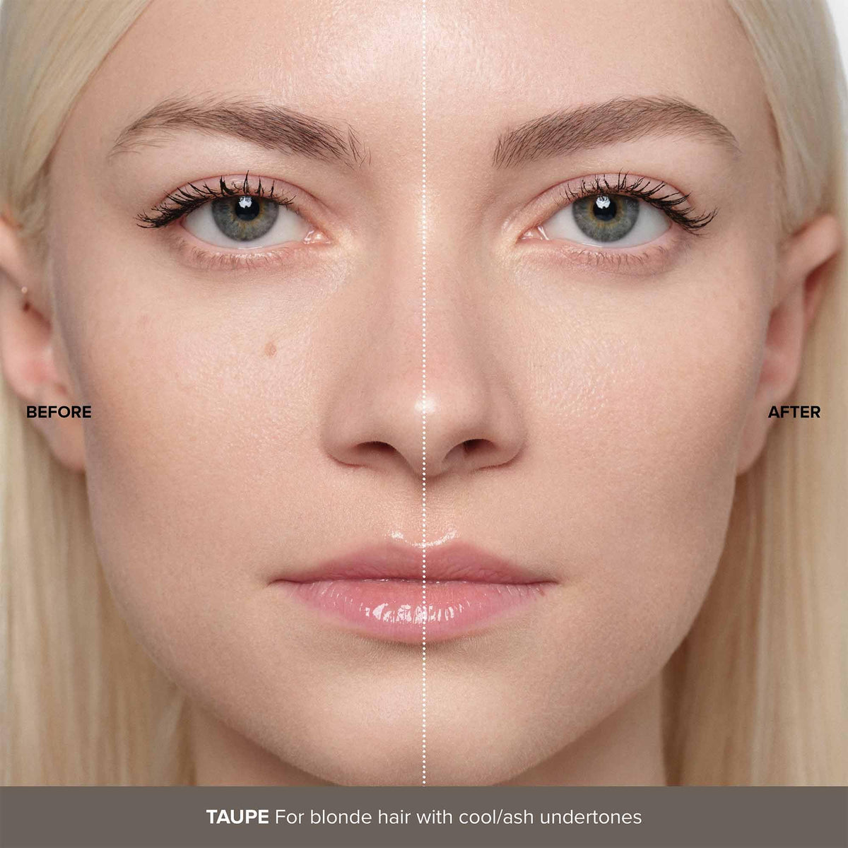Anastasia Beverly Hills gel texture swipe on skin showing fiber-infused tint for visible fullness