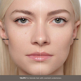 Anastasia Beverly Hills gel texture swipe on skin showing fiber-infused tint for visible fullness