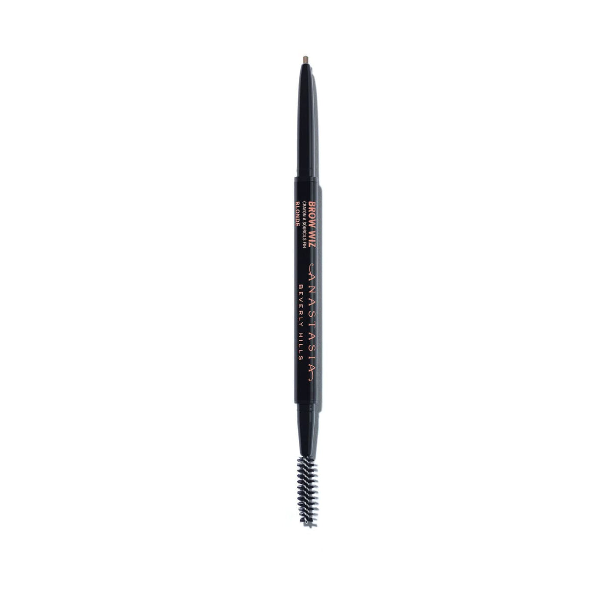 Anastasia Brow Wiz Blonde front view showing sleek packaging and precision