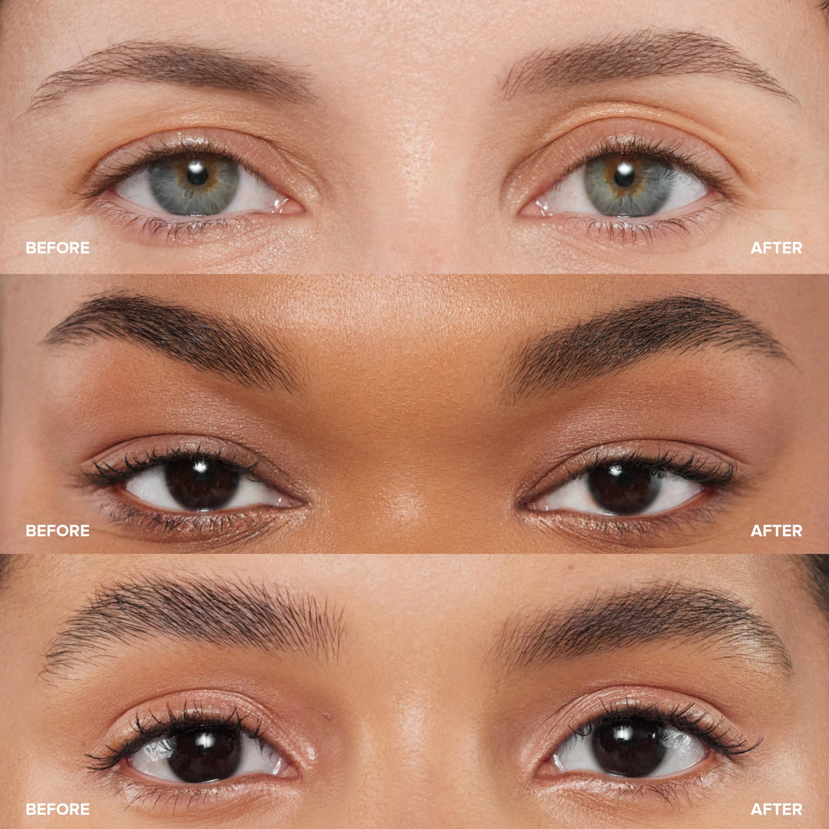 Anastasia Beverly Hills gel applied on eyebrow for natural hold