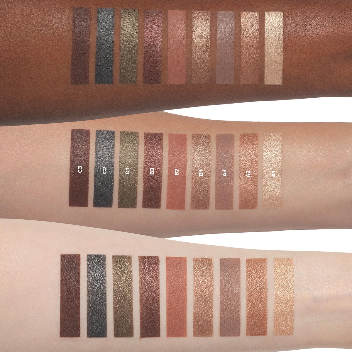 Anastasia Beverly Hills palette held in hand to show compact size and portability for on-the-go makeup