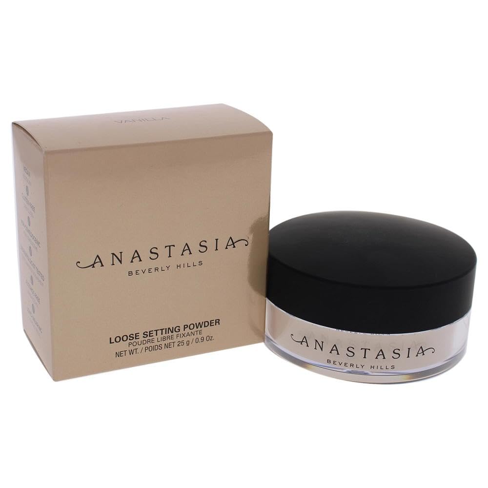 Anastasia Beverly Hills powder applied under eye demonstrating brightening and crease prevention