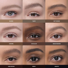 Anastasia Beverly Hills pen held in hand showing scale and easy control benefit