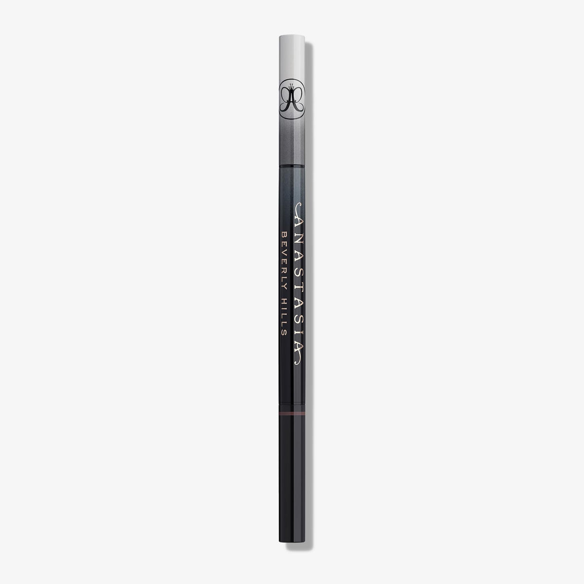 Anastasia Beverly Hills label closeup showing formula info and long-wear performance benefit