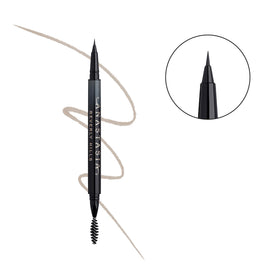 Anastasia Beverly Hills Microstroke superfine brush tip close-up highlighting controlled hair-like strokes