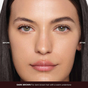 Anastasia Beverly Hills gel texture swipe demonstrating fiber-infused volumizing effect