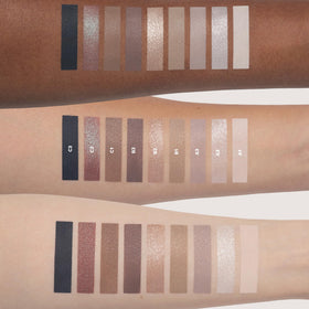 Anastasia Beverly Hills on model creating soft daytime haze with neutral tones