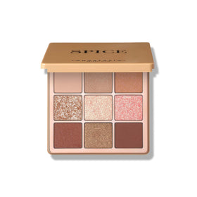 Anastasia Beverly Hills mini spice front compact showing sleek case and logo, convenient portability