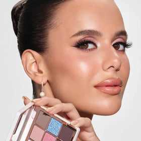 Anastasia Beverly Hills mini sugar applied on model showing cool-toned luminous look benefit