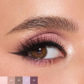 Anastasia Beverly Hills mini sugar swatches on arm showing pigment payoff for quick shade reference