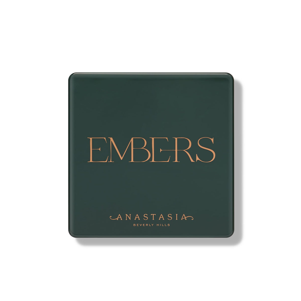 Anastasia Beverly Hills nine-pan layout flatlay displaying terracotta mattes and copper shimmers for cohesive looks