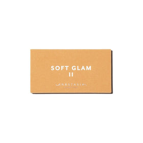 Anastasia Beverly Hills soft glam ii mini shown in hand to illustrate compact travel-ready size and portability