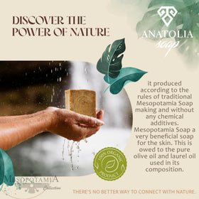 Anatolia Soap on bathroom shelf lifestyle view promoting everyday use