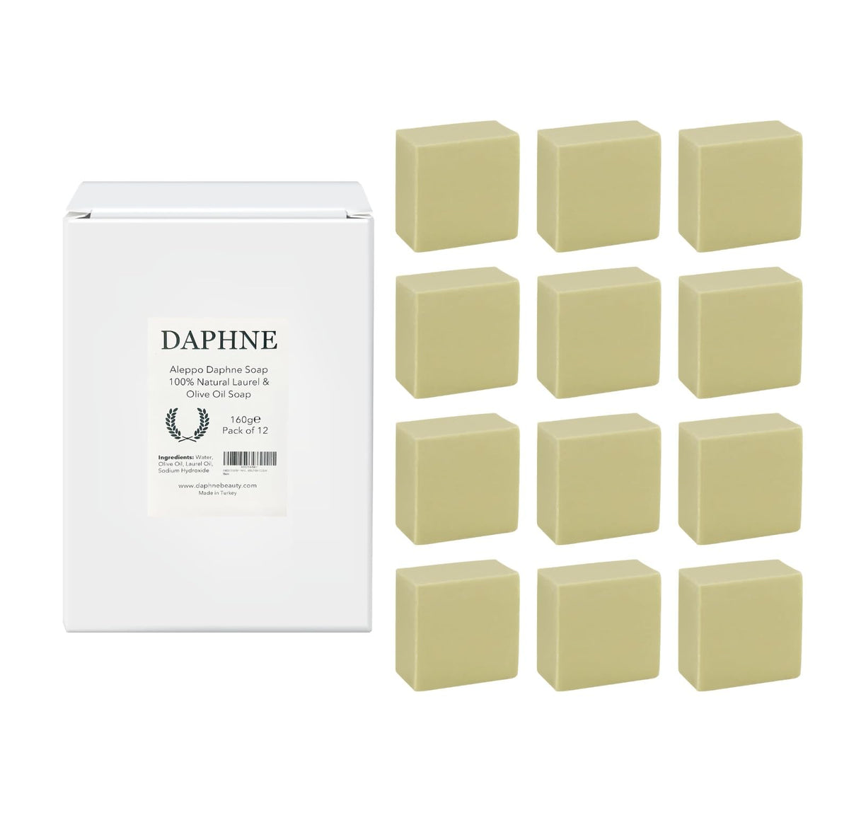 AnatoliaDaphne front packaging showing natural artisan soap benefits