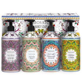 AnatoliaDaphne front packaging of four-bottle gift set showing variety and gift-ready presentation
