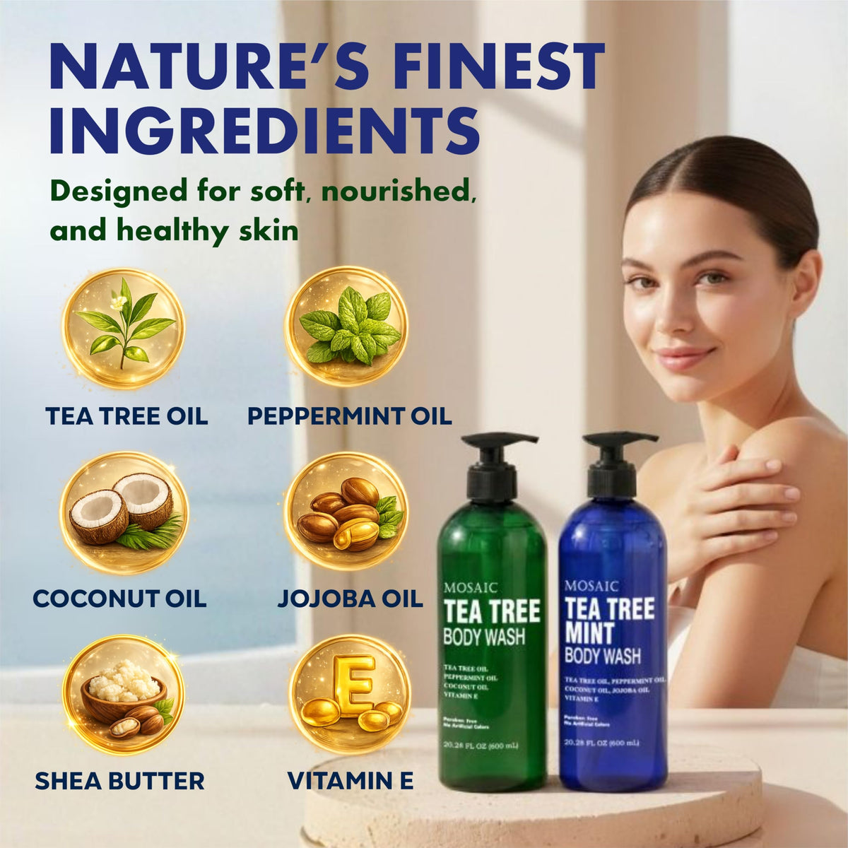 AnatoliaDaphne pump and label close-up highlighting clear ingredient benefits