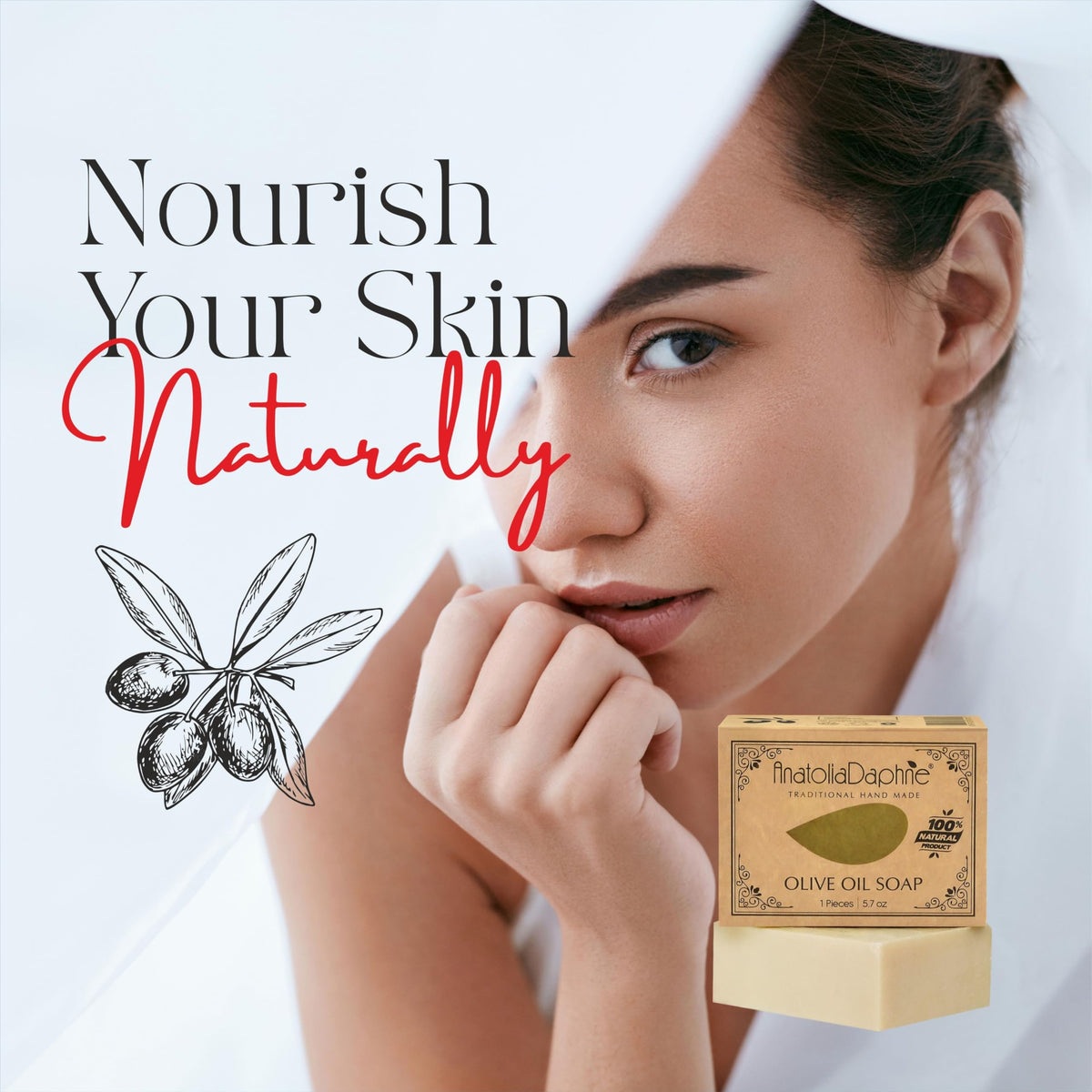AnatoliaDaphne soap beside ruler showing 5.3 oz size and scale