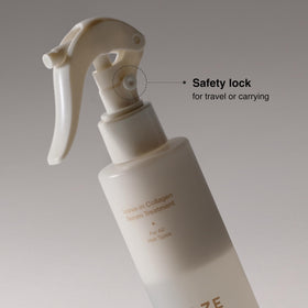ANAZE bottle held in hand illustrating 200ml travel-friendly size