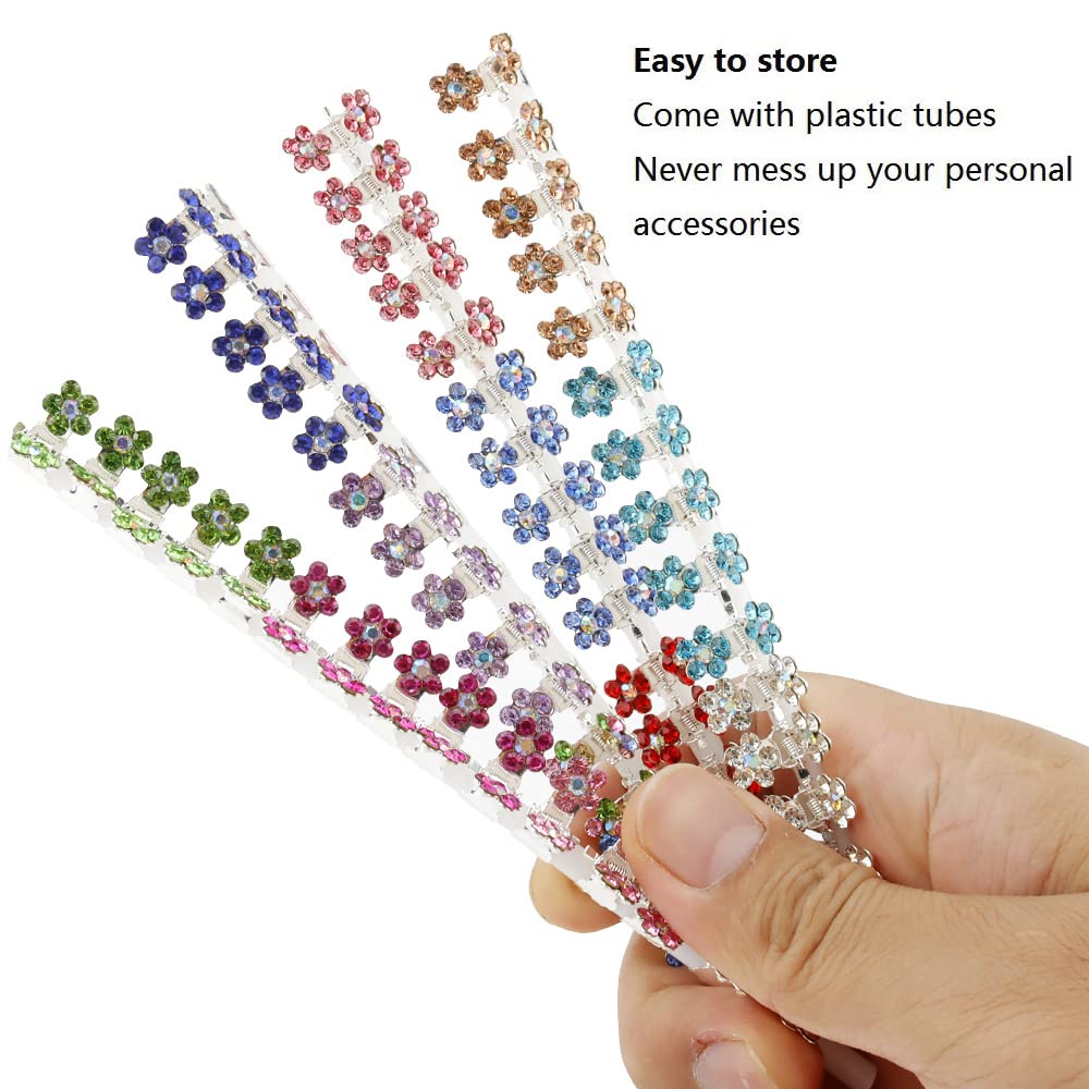 ANBALA clips arranged inside plastic tubes for tidy storage