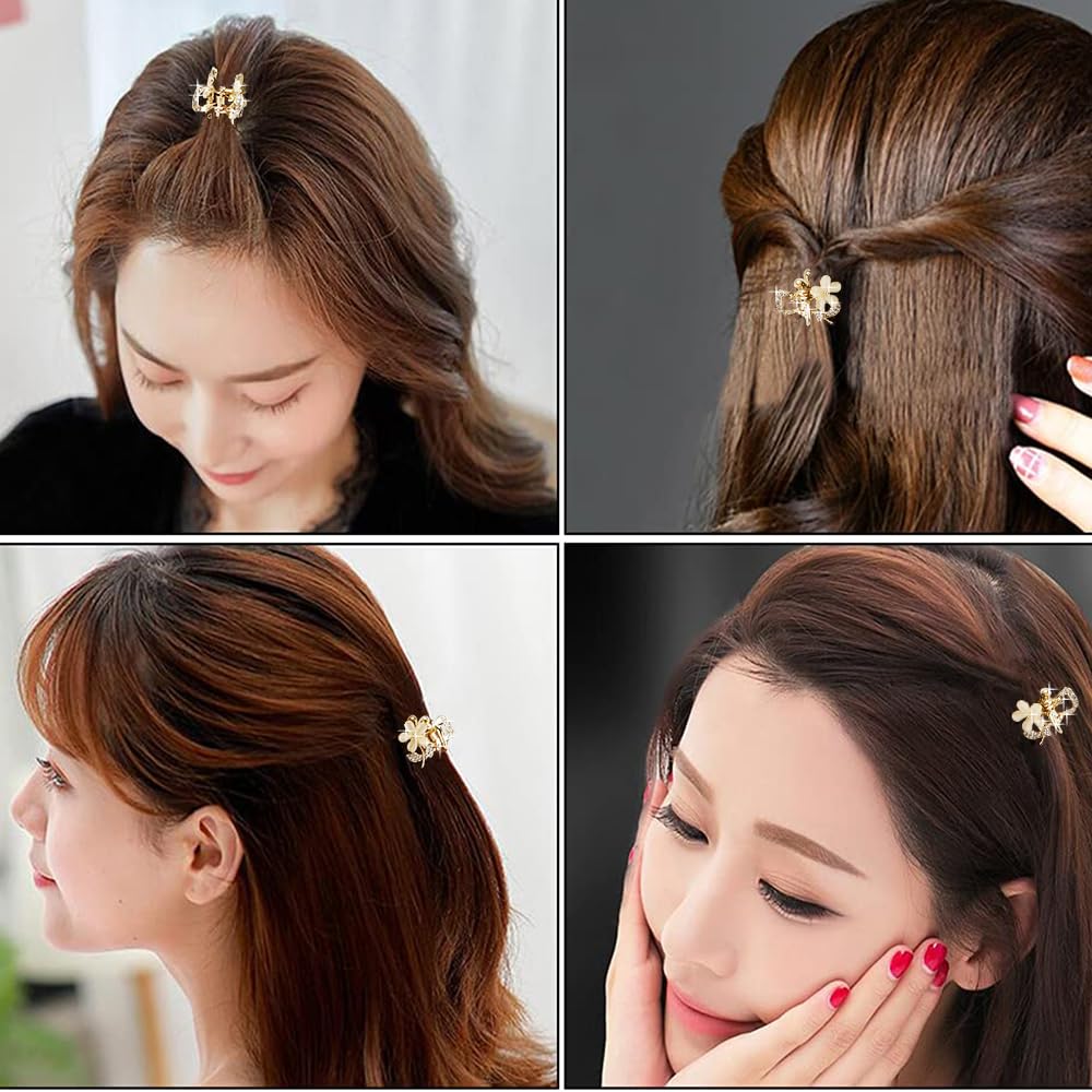 ANBALA clips holding short hair side sweep for gentle, slip-resistant hold