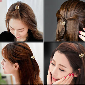 ANBALA clips holding short hair side sweep for gentle, slip-resistant hold