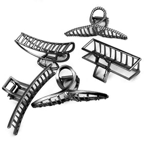 ANBALA close-up of grip teeth on metal hair claw highlighting secure non-slip benefit