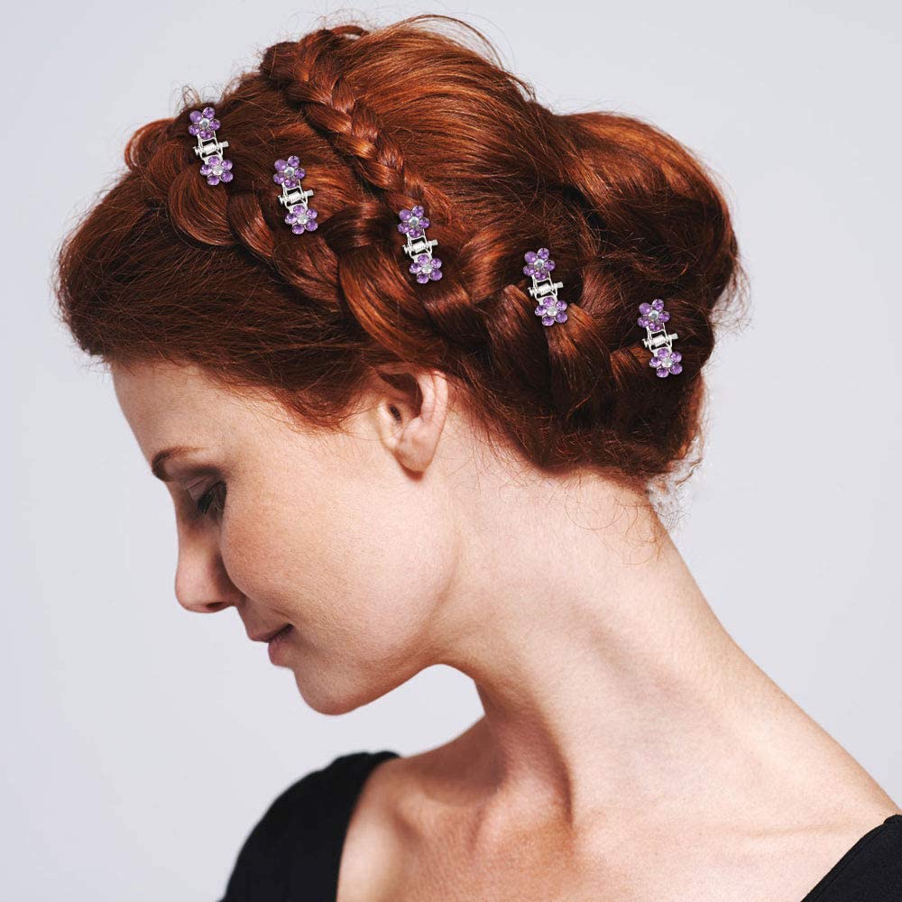 ANBALA clips worn with casual outfit adding colorful accent