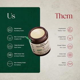 Ancestral Haven 5 oz jar beside common item for size and lasting value