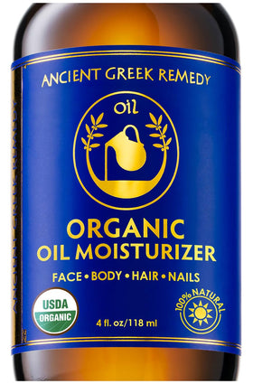 Ancient Greek Remedy front bottle showing clean packaging and 4 oz size for travel