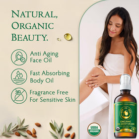 Ancient Greek Remedy ingredient label detail highlighting organic oils and vitamin E benefit