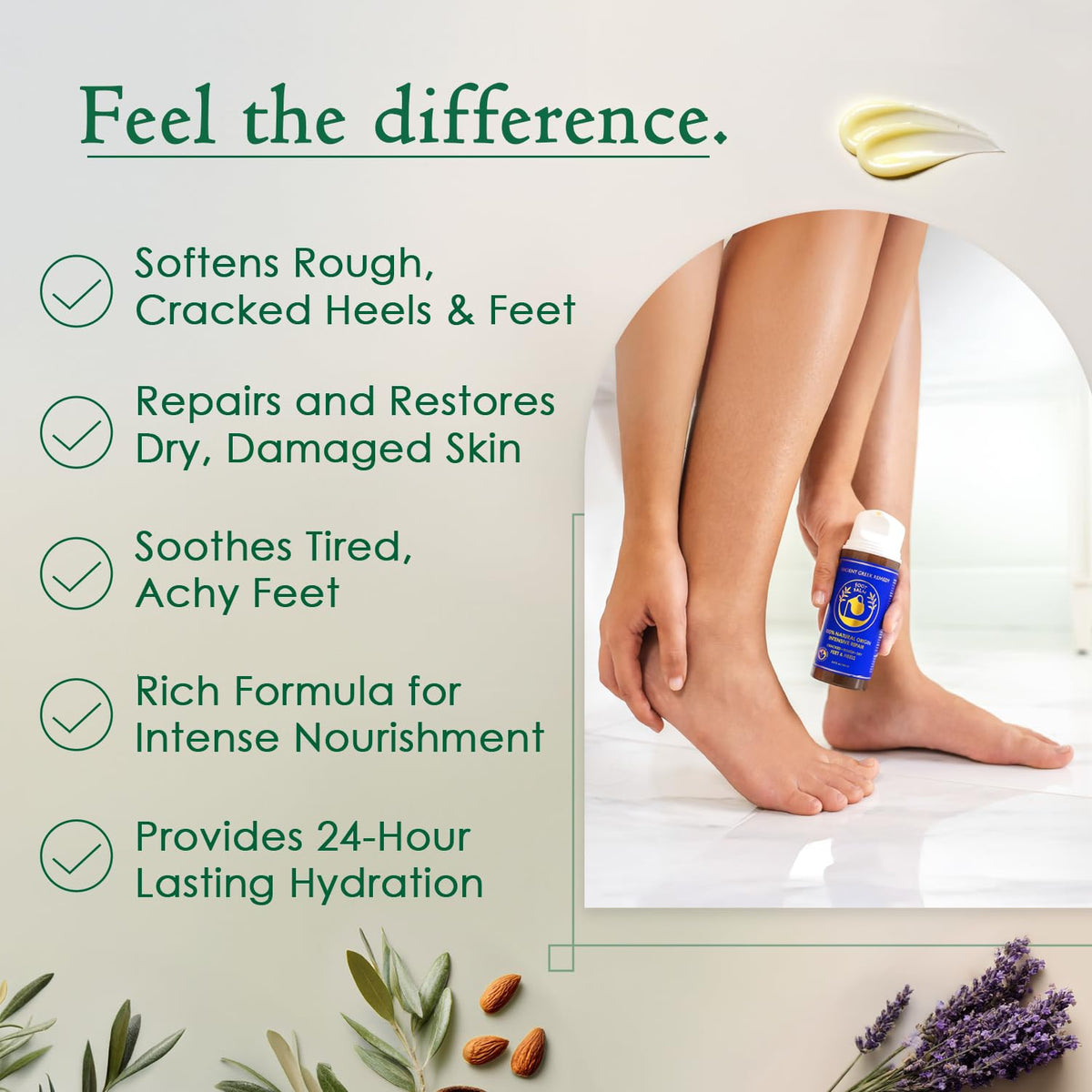 Ancient Greek Remedy open jar with visible oil blend showing natural ingredients benefit