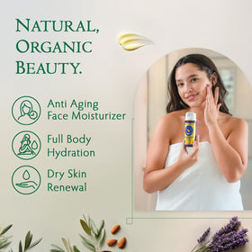 Ancient Greek Remedy open jar cream texture demonstrating rich absorbency