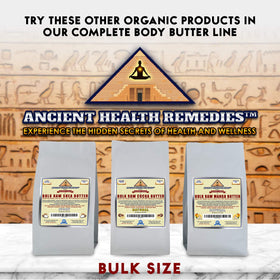 ANCIENT HEALTH REMEDIES DIY ingredients laid out for body butter making and recipe ease
