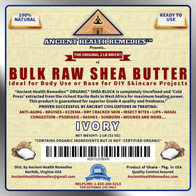 ANCIENT HEALTH REMEDIES kraft foil bag packaging image showing double-sealed preservation
