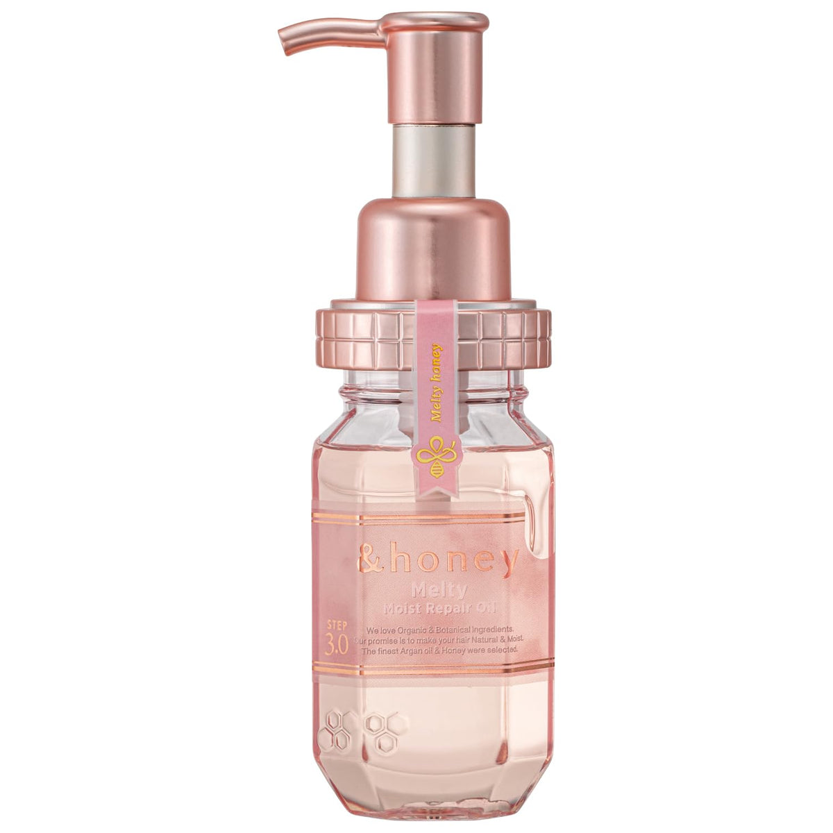 &honey front bottle showing sleek packaging and easy dispensing benefit