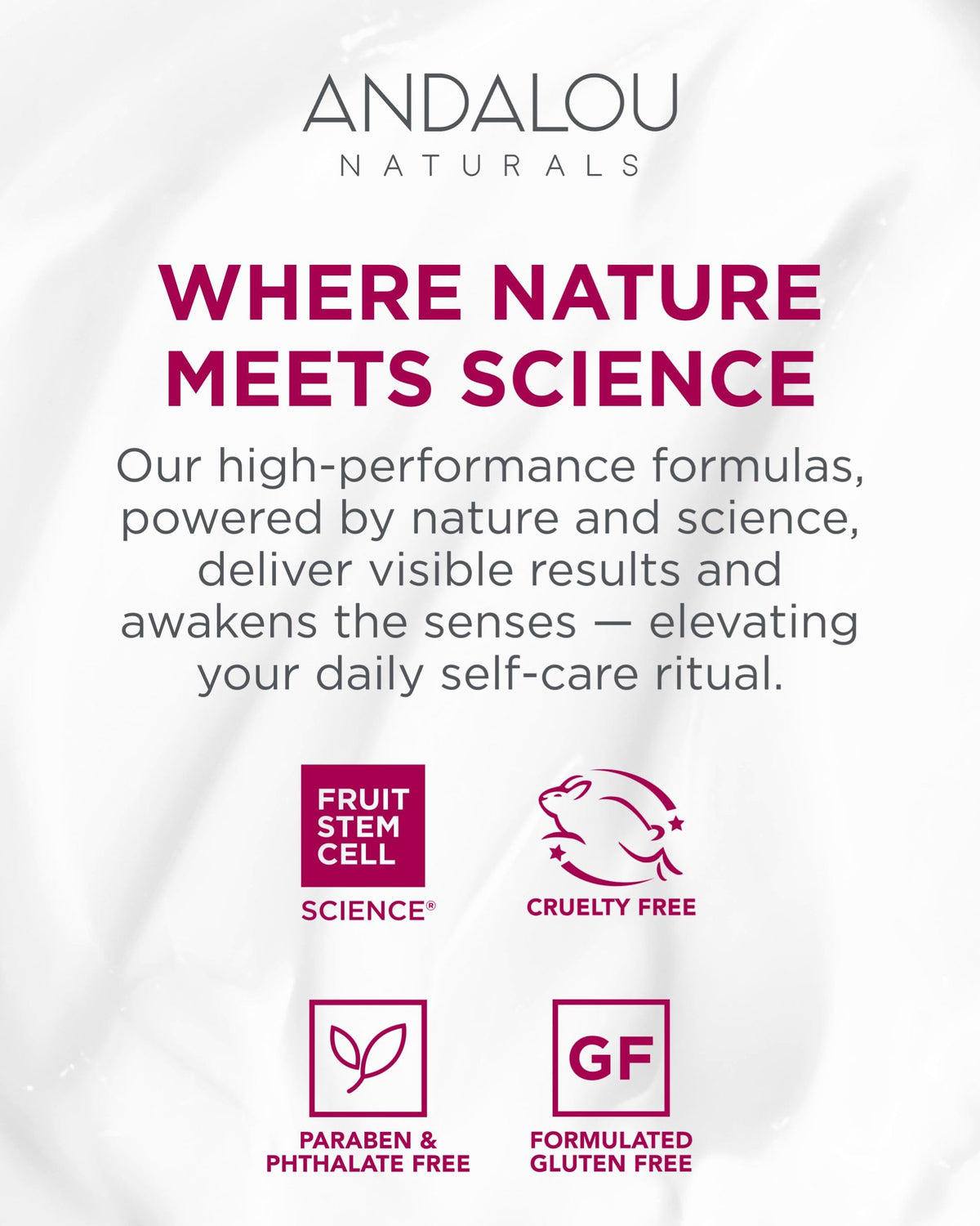 Andalou Naturals cleanser staged on bathroom shelf suggesting everyday routine