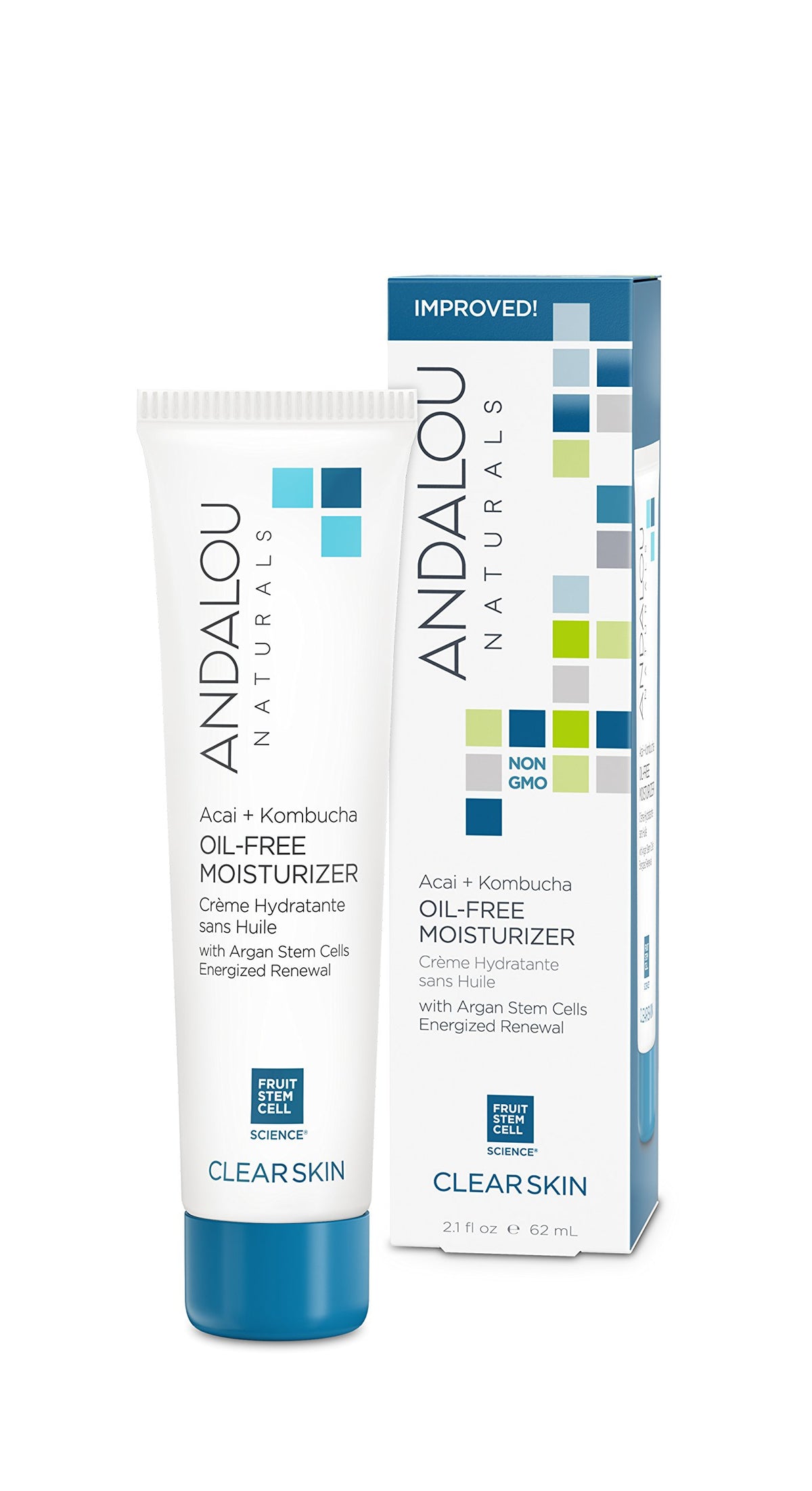 Andalou Naturals front packaging showing product and volume for clear selection